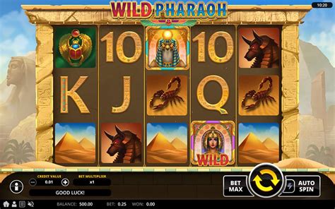 Wild pharaoh slot  The slot has a pharaoh wild symbol which expands in the base game